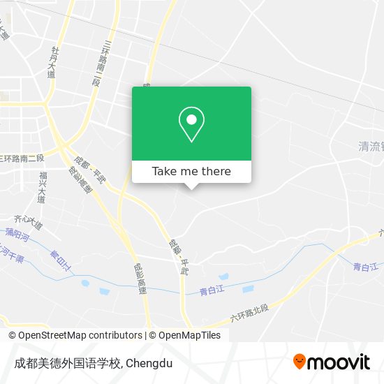 成都美德外国语学校 map