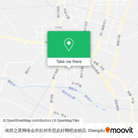 南部之星网络会所彭州市思必好网吧连锁店 map