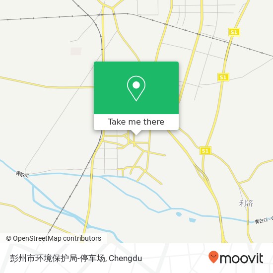 彭州市环境保护局-停车场 map