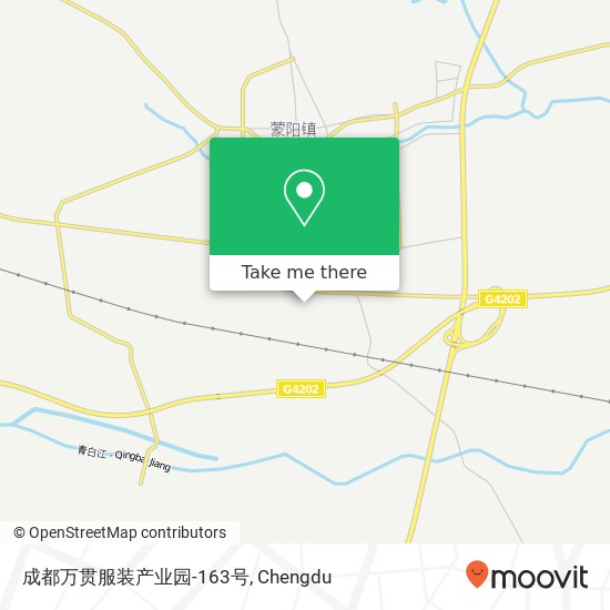 成都万贯服装产业园-163号 map