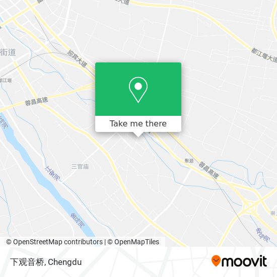 下观音桥 map