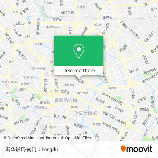 新华饭店-南门 map