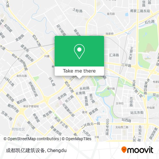 成都凯亿建筑设备 map