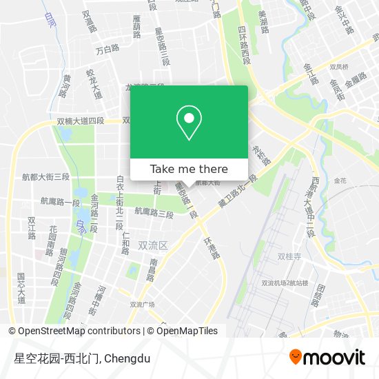 星空花园-西北门 map
