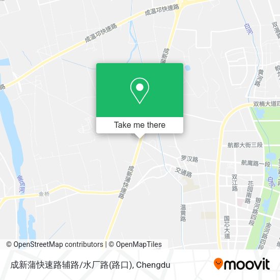 成新蒲快速路辅路/水厂路(路口) map