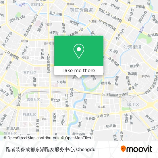 跑者装备成都东湖跑友服务中心 map