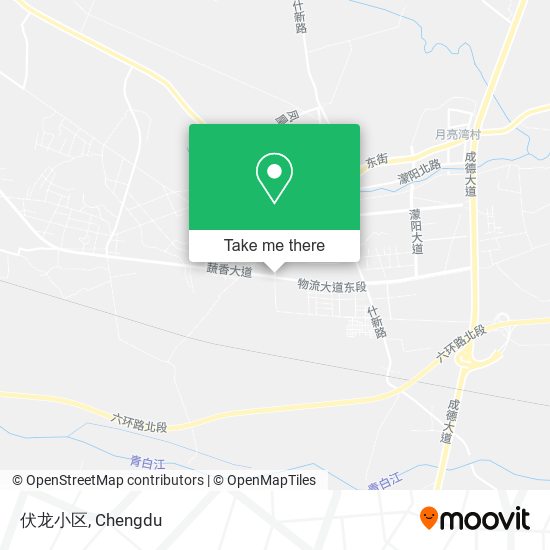 伏龙小区 map