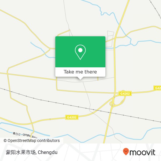 蒙阳水果市场 map