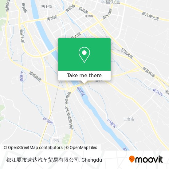 都江堰市速达汽车贸易有限公司 map