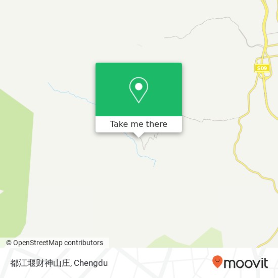 都江堰财神山庄 map
