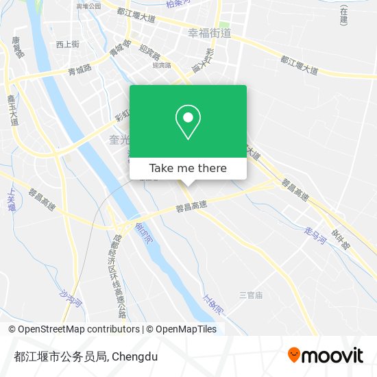 都江堰市公务员局 map