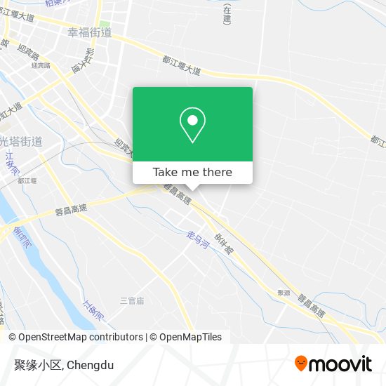 聚缘小区 map