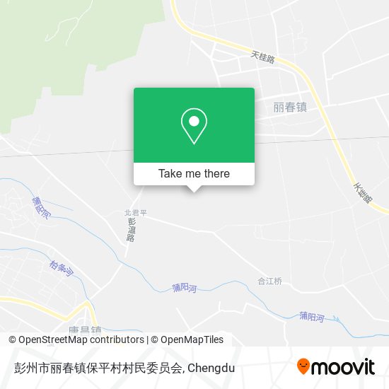 彭州市丽春镇保平村村民委员会 map
