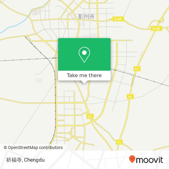 祈福寺 map