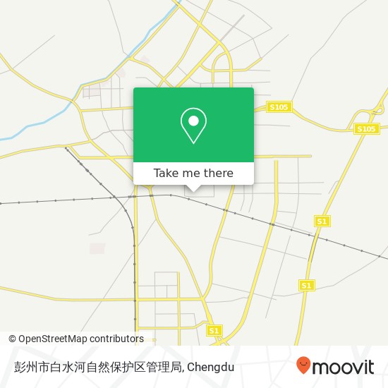彭州市白水河自然保护区管理局 map