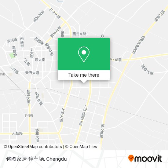 铭图家居-停车场 map