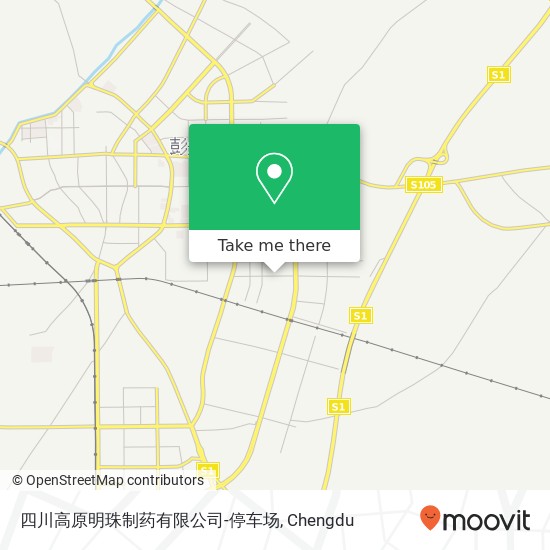 四川高原明珠制药有限公司-停车场 map
