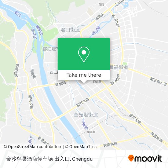 金沙鸟巢酒店停车场-出入口 map