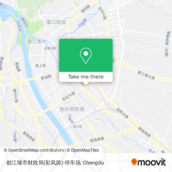 都江堰市财政局(彩凤路)-停车场 map