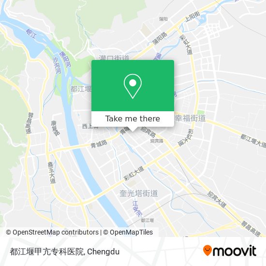 都江堰甲亢专科医院 map