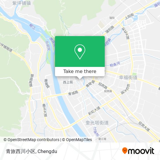 青旅西川小区 map