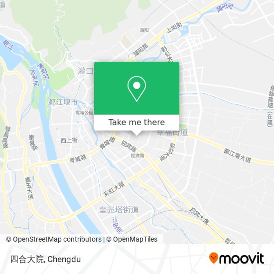 四合大院 map
