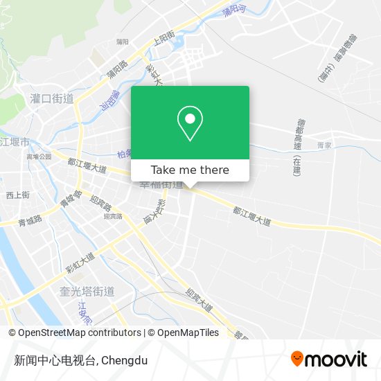 新闻中心电视台 map