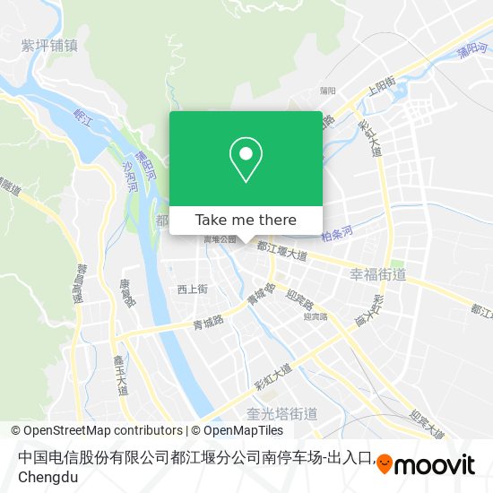 中国电信股份有限公司都江堰分公司南停车场-出入口 map