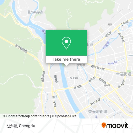 飞沙堰 map