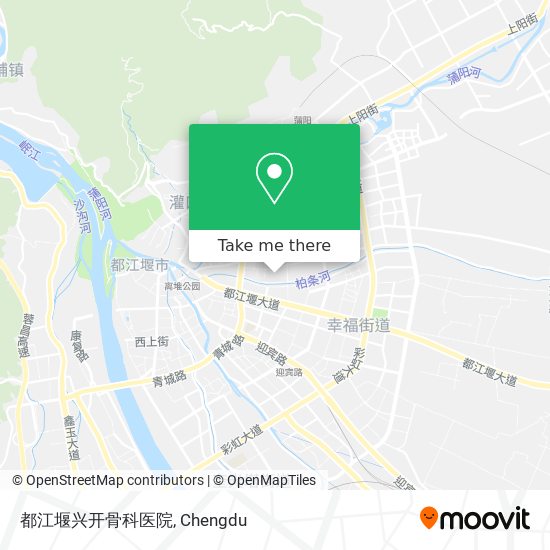 都江堰兴开骨科医院 map