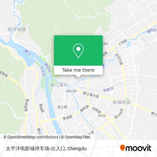 太平洋电影城停车场-出入口 map