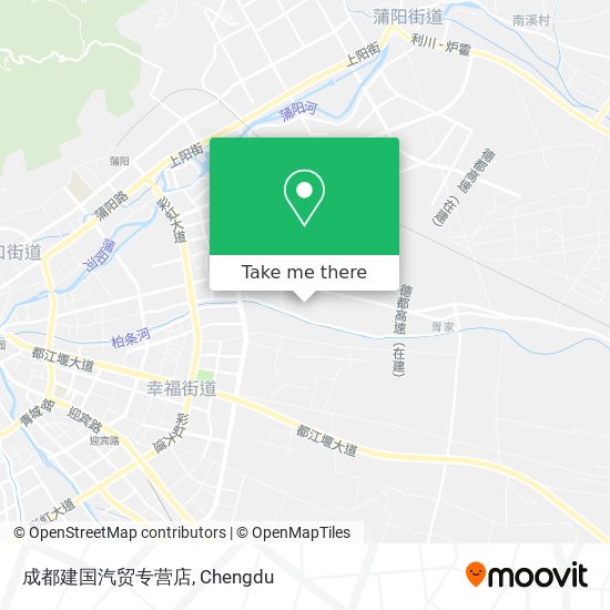 成都建国汽贸专营店 map
