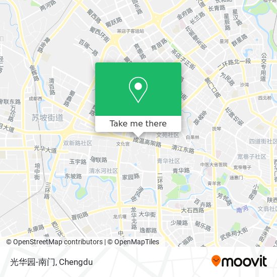 光华园-南门 map