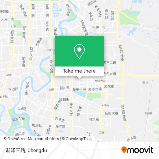 新泽三路 map