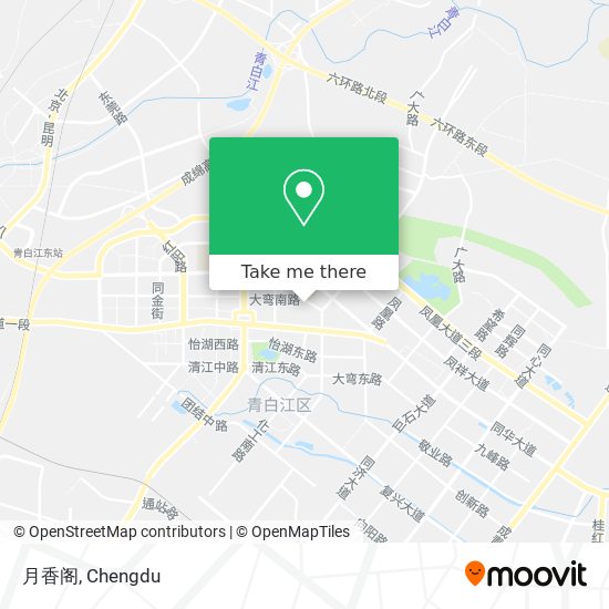 月香阁 map