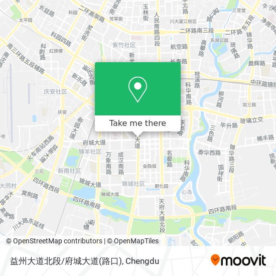 益州大道北段/府城大道(路口) map