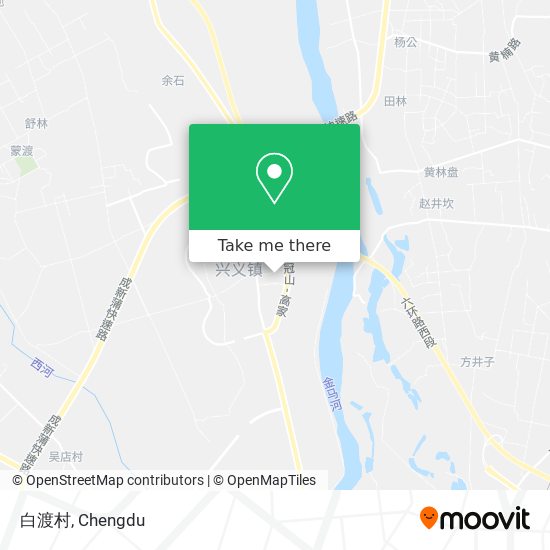 白渡村 map