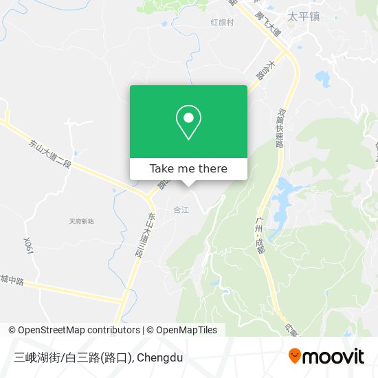 三峨湖街/白三路(路口) map