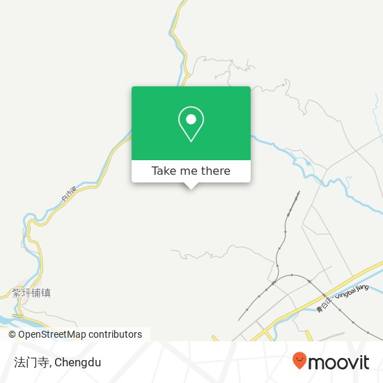 法门寺 map