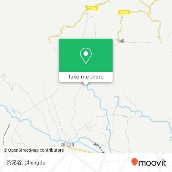 茶溪谷 map