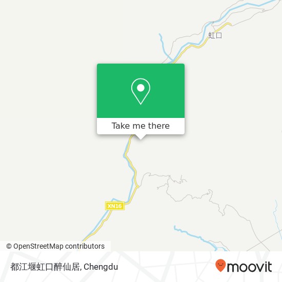 都江堰虹口醉仙居 map