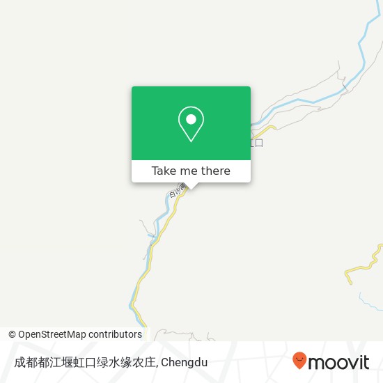 成都都江堰虹口绿水缘农庄 map