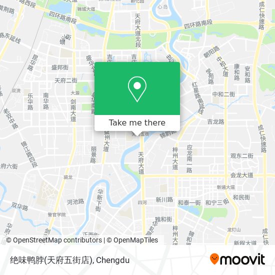 绝味鸭脖(天府五街店) map