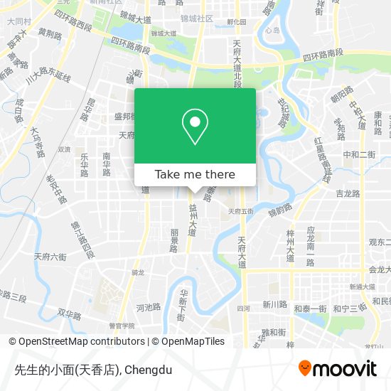 先生的小面(天香店) map