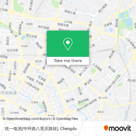 统一电池(中环路八里庄路段) map