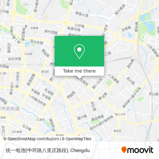 统一电池(中环路八里庄路段) map