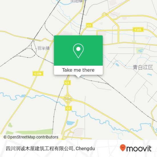 四川润诚木屋建筑工程有限公司 map