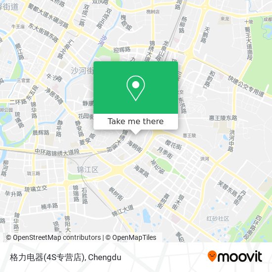 格力电器(4S专营店) map