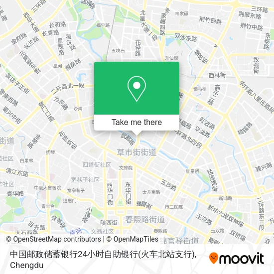 中国邮政储蓄银行24小时自助银行(火车北站支行) map