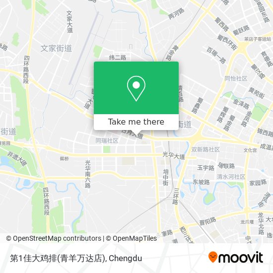 第1佳大鸡排(青羊万达店) map